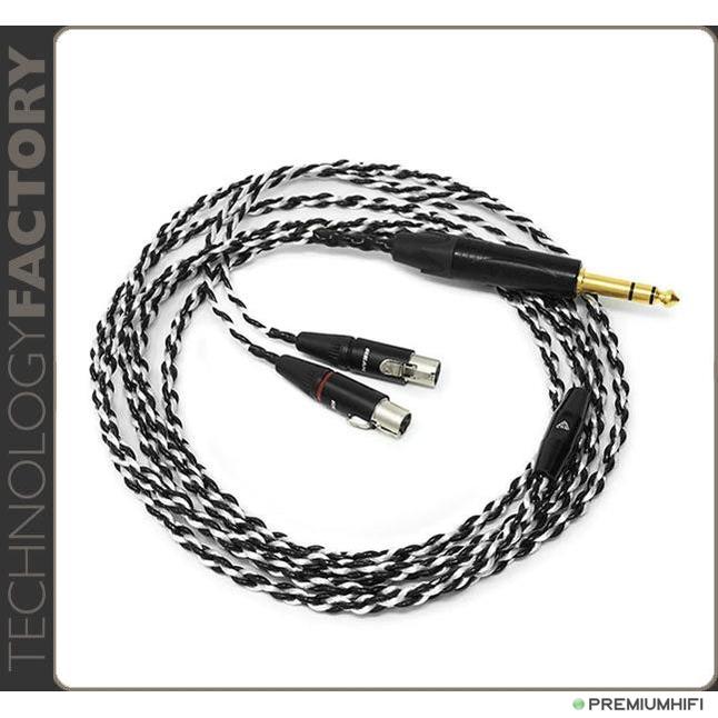 Audeze Black-Silver Cable 1/4" Stereo-🟢 PremiumHIFI audio store