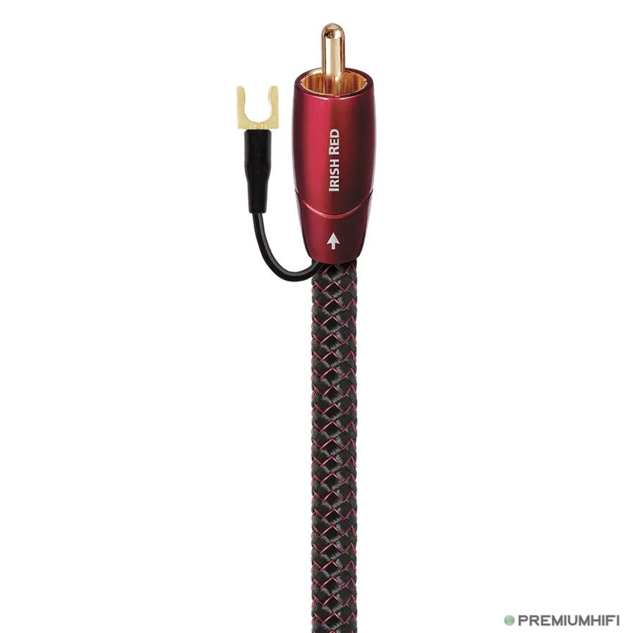 🤘 AudioQuest Irish Red 💯 RCA mono subwoofer cable