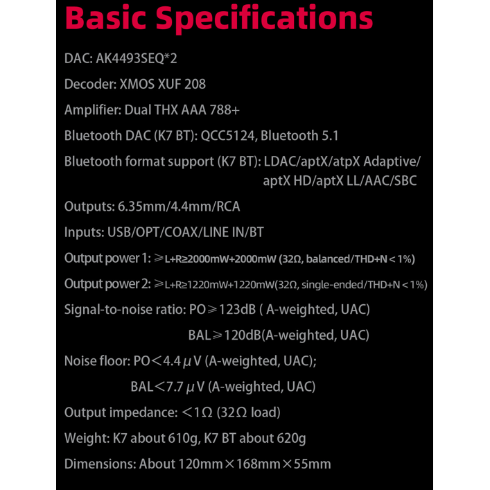 FiiO K7 BT Desktop Headphone Amplifier/DAC-🟢 PremiumHIFI audio store