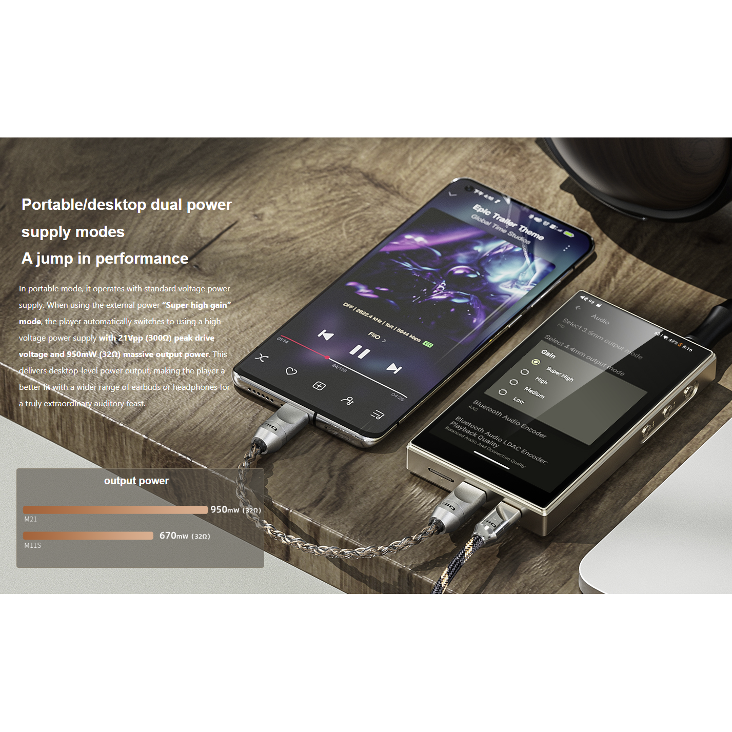 FiiO M21 Portable Music Player/DAC-🟢 PremiumHIFI audio store