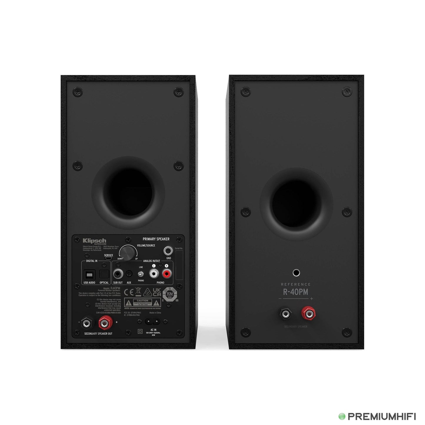 Klipsch R-40PM EUA Active HI-FI Speakers-🟢 PremiumHIFI audio store