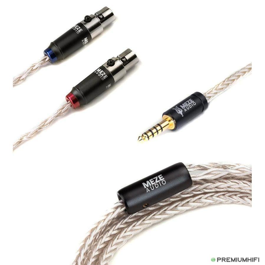 Meze Audio EMPYREAN 4.4 mm BALANCED SILVER PLATED PCUHD UPGRADE CABLES mini XLR to balanced 4.4 mm-🟢 PremiumHIFI audio store