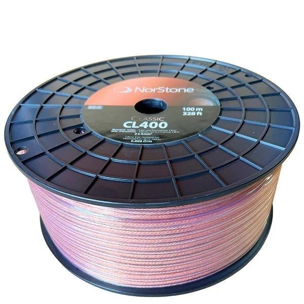 NorStone Classic CL400 Speaker Cable 2×4mm-🟢 PremiumHIFI audio store. We craft High Fidelity sound wherever you are