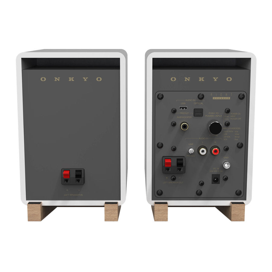 🔊 ONKYO GX10DB Pair 🎵 ⚡ Active bookshelf speakers-🟢 PremiumHIFI audio store. We craft High Fidelity sound wherever you are