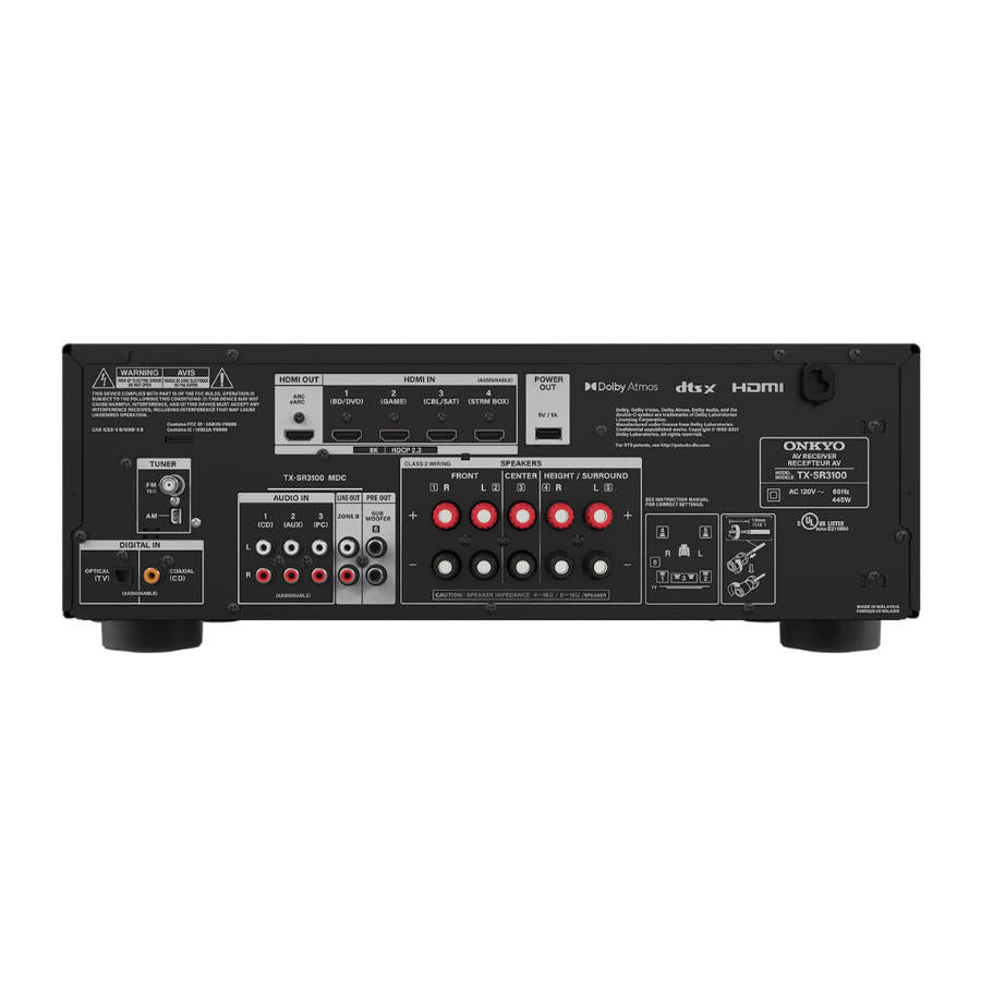 🎬 ONKYO TX-SR3100 5.2 Channel AV Receiver 🔊-🟢 PremiumHIFI audio store. We craft High Fidelity sound wherever you are