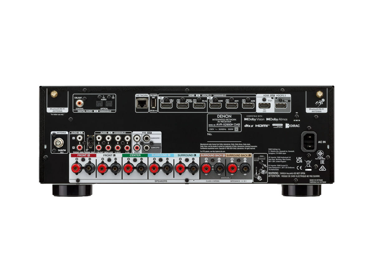 Denon AVR-X2900H DAB – AV Receiver