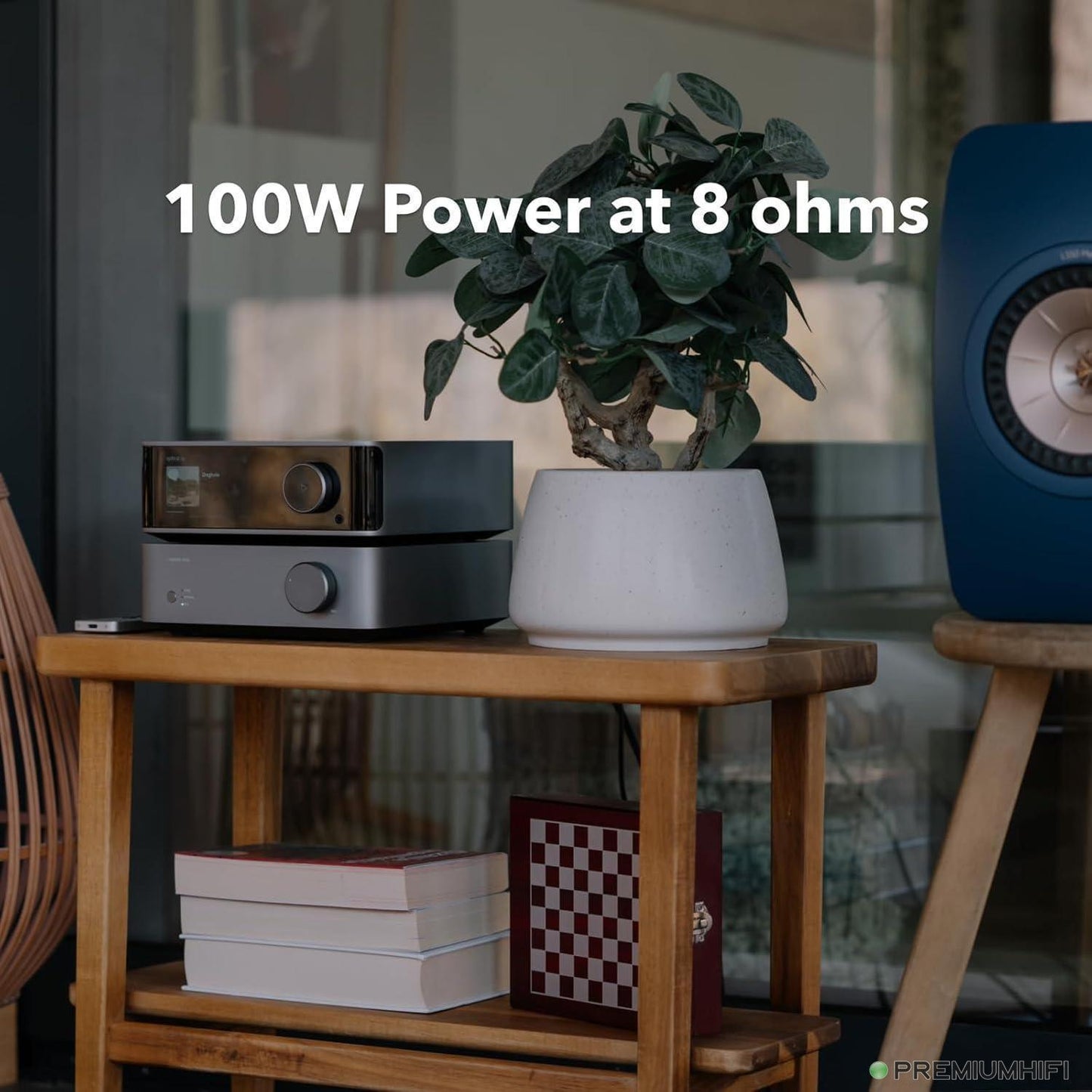 WiiM Vibelink Amp – 100W Compact Integrated Amplifier