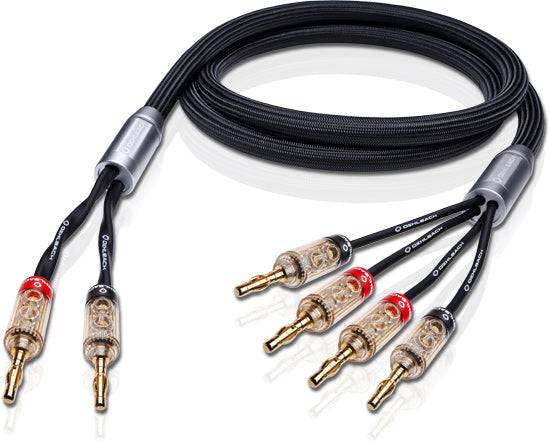 Oehlbach-XXL FusionFour PAIR LS CABLE FOR BI-WIRING Banana-PremiumHIFI
