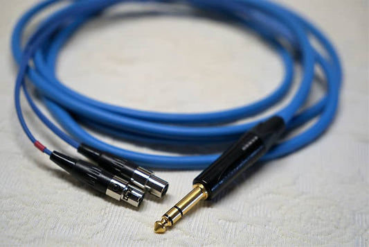 Audeze BLUE headphone cable, 1/4" stereo plug for LCDs-6,35 to mini XLR-Audeze-PremiumHIFI
