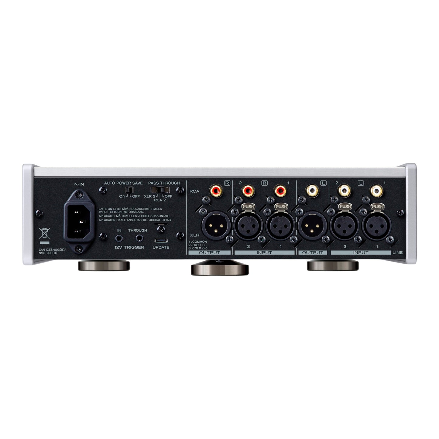 TEAC HA-507 Silver Pure Analog Headphone Amplifier / Preamplifier