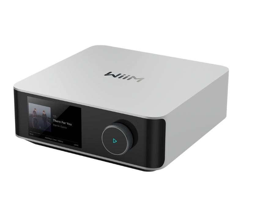 WiiM Amp Ultra – referenssiviritin näyttöruudulla