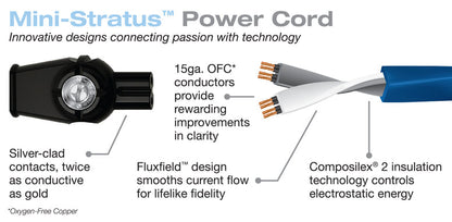 Wireworld MINI-STRATUSTM Power Cord (MSP)-Wireworld-PremiumHIFI