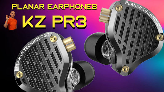 KZ PR3 planar earphones