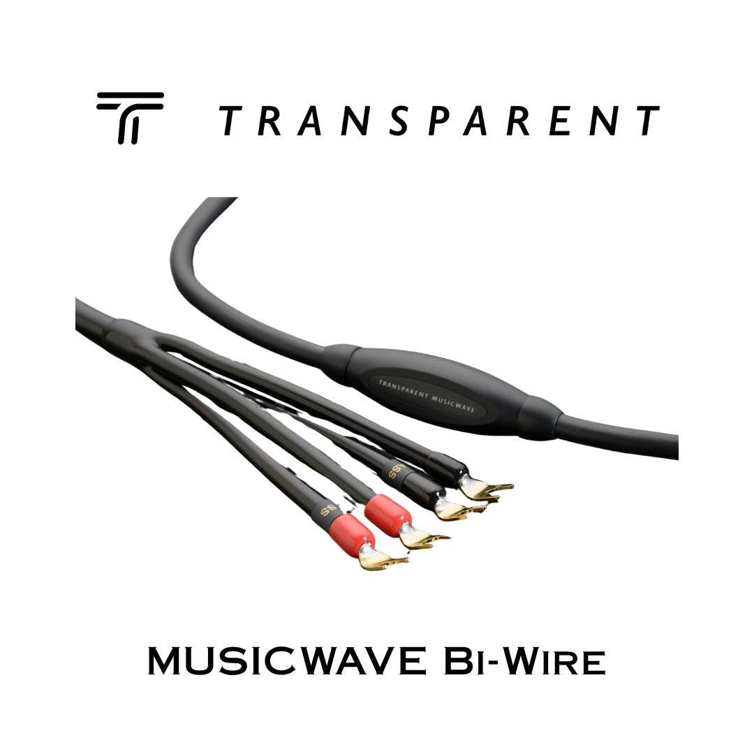 Transparent MusicWave Biwire Speaker Cable – biwire configuration