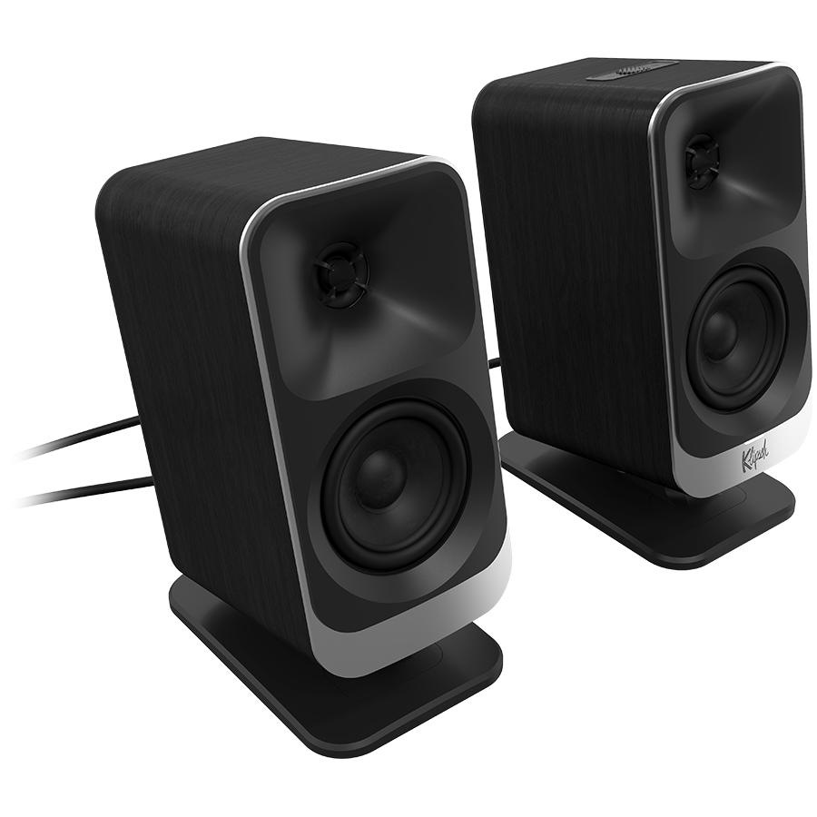 Klipsch ProMedia Lumina 2.1 Gaming Audio System with Subwoofer and LED Lighting Effects Built-in