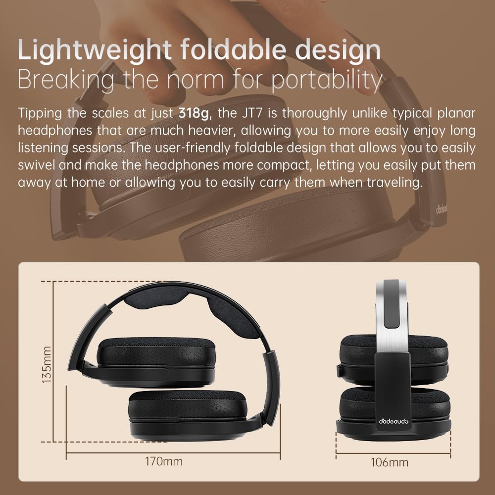 FiiO JT7 Open-Back Planar Magnetic Headphones