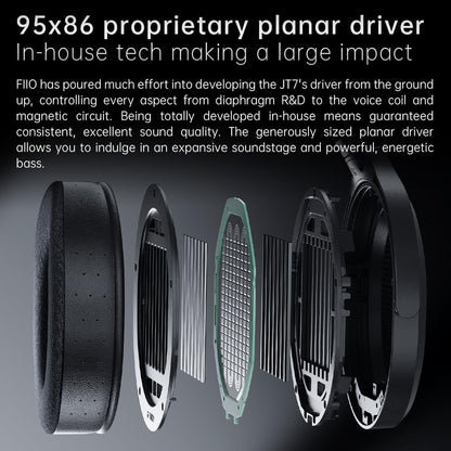 FiiO JT7 Open-Back Planar Magnetic Headphones