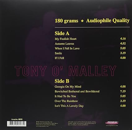 Tony O' Malley - Audiophile Selection