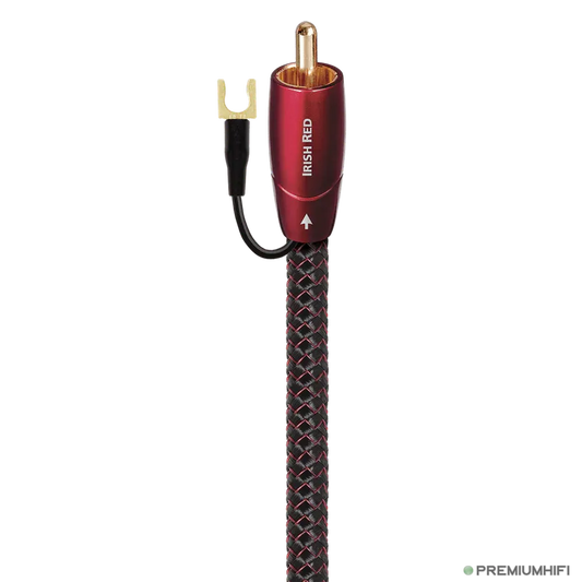 🤘 AudioQuest Irish Red 💯 RCA mono subwoofer cable