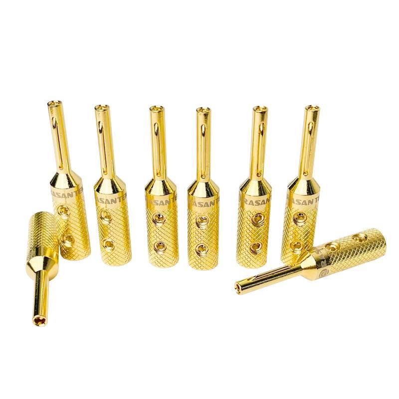 Rasantec-Banana HI-FI speakers audio connectors-PremiumHIFI