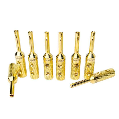 Rasantec-Banana HI-FI speakers audio connectors-PremiumHIFI