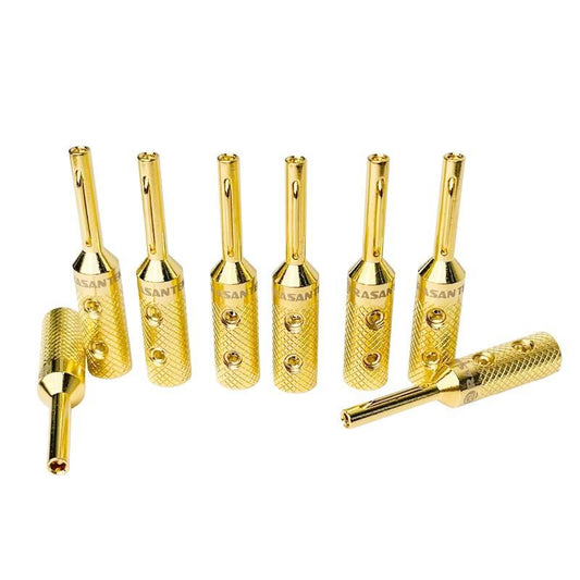 Rasantec-Banana HI-FI speakers audio connectors-PremiumHIFI
