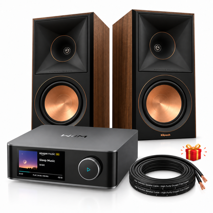 Система Hi-Fi с усилителем WiiM Amp Ultra и парой Klipsch RP-600M II