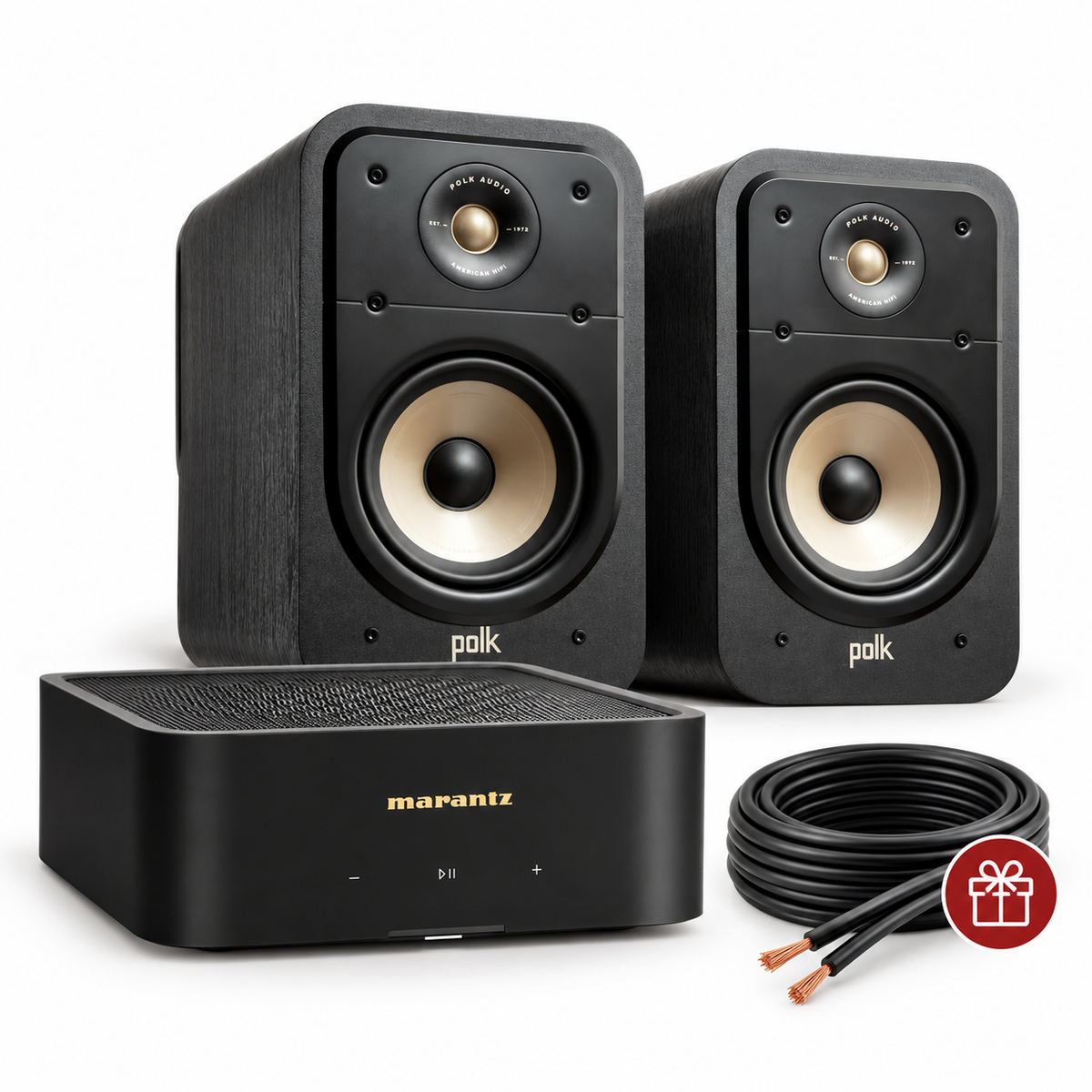 Marantz MODEL M1 + Polk Audio Signature Elite ES20 must paariga Hi-Fi süsteem