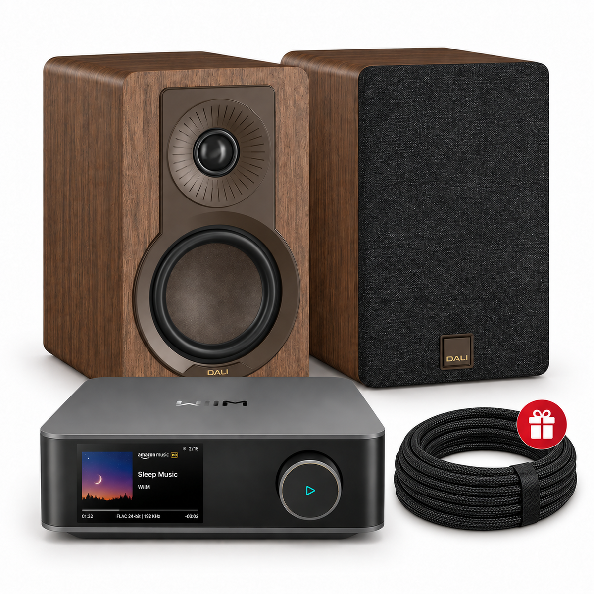 WiiM Amp Ultra + DALI KUPID Paar-Hi-Fi-System