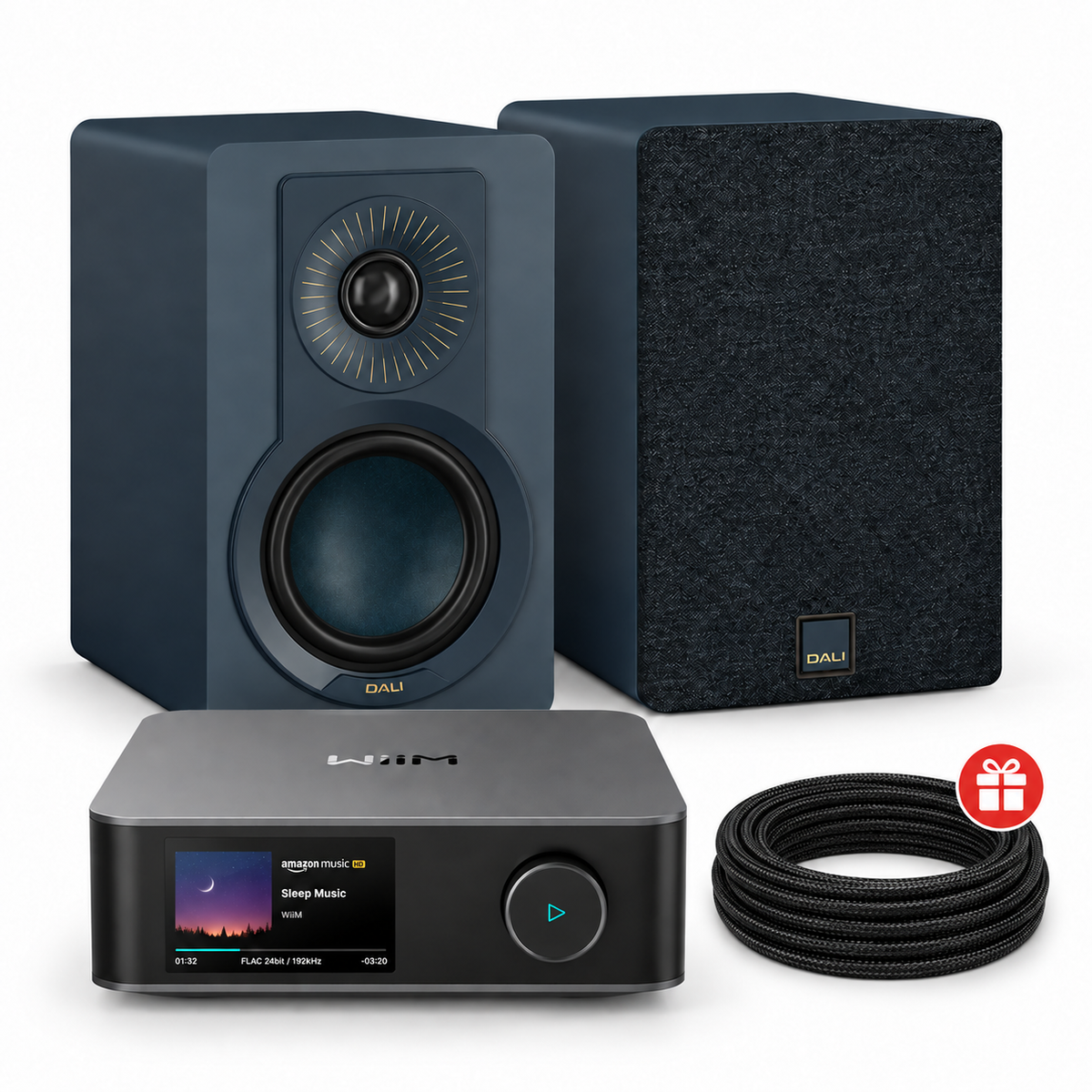 WiiM Amp Ultra + DALI KUPID Paar-Hi-Fi-System