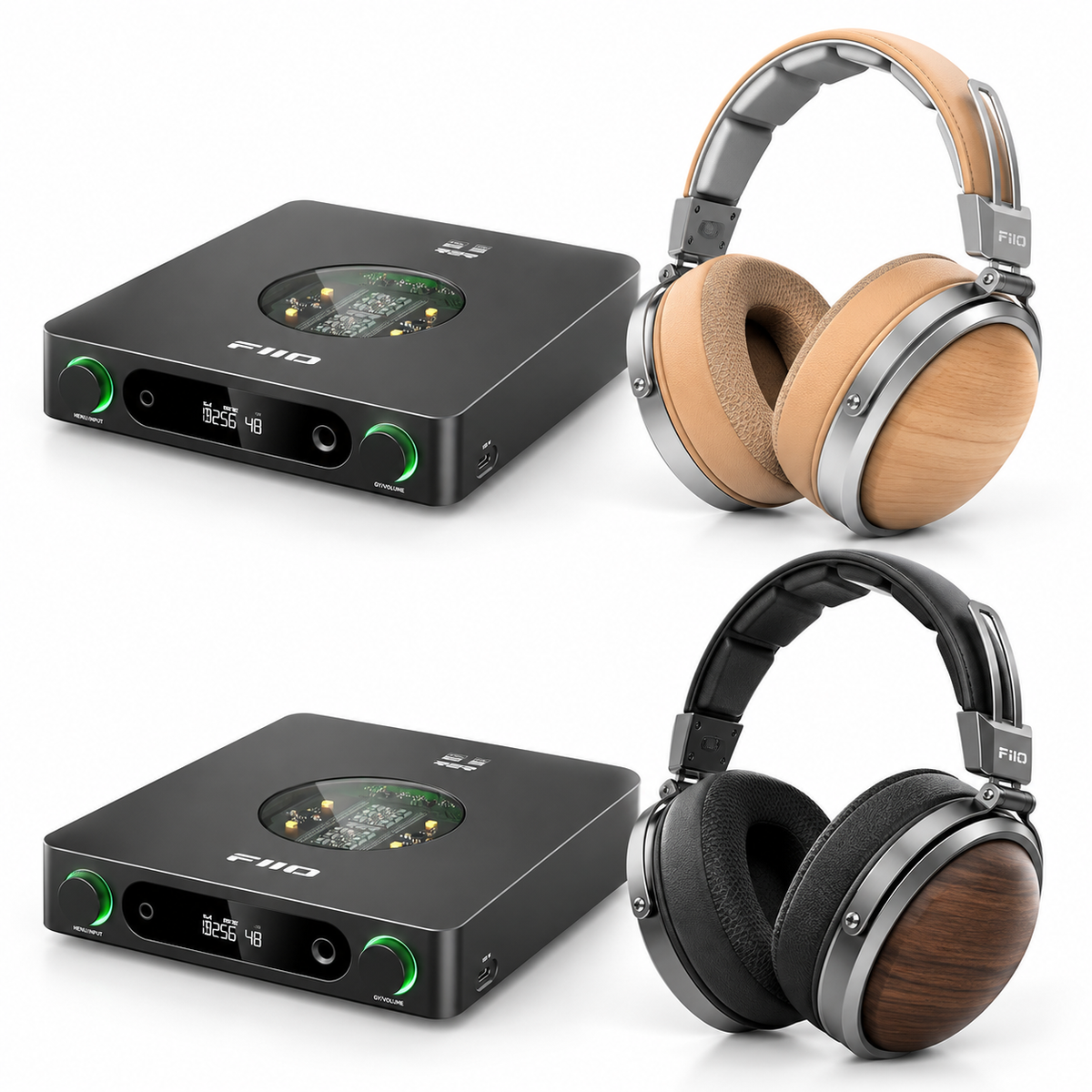 FiiO K13 R2R + FiiO FT1 Headphone Hi-Fi System