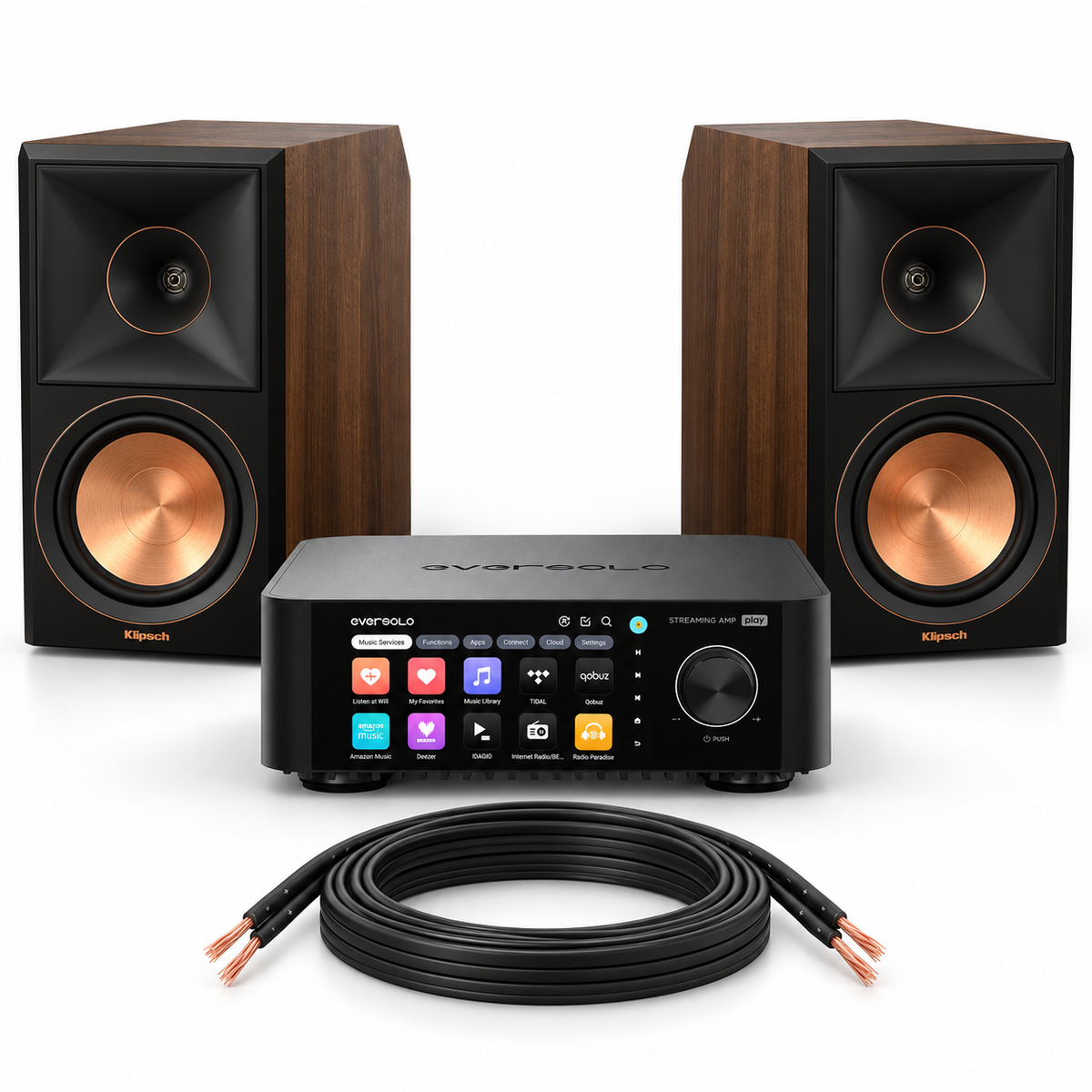 Eversolo Play + Klipsch RP-600M II Pair Hi-Fi System