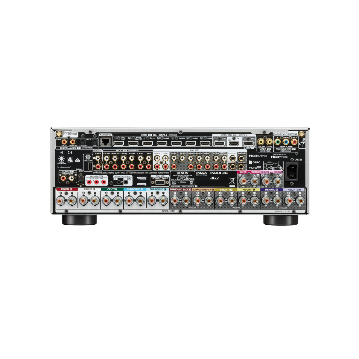 Denon AVC-X6800H – AV Receiver-🟢 PremiumHIFI audio store