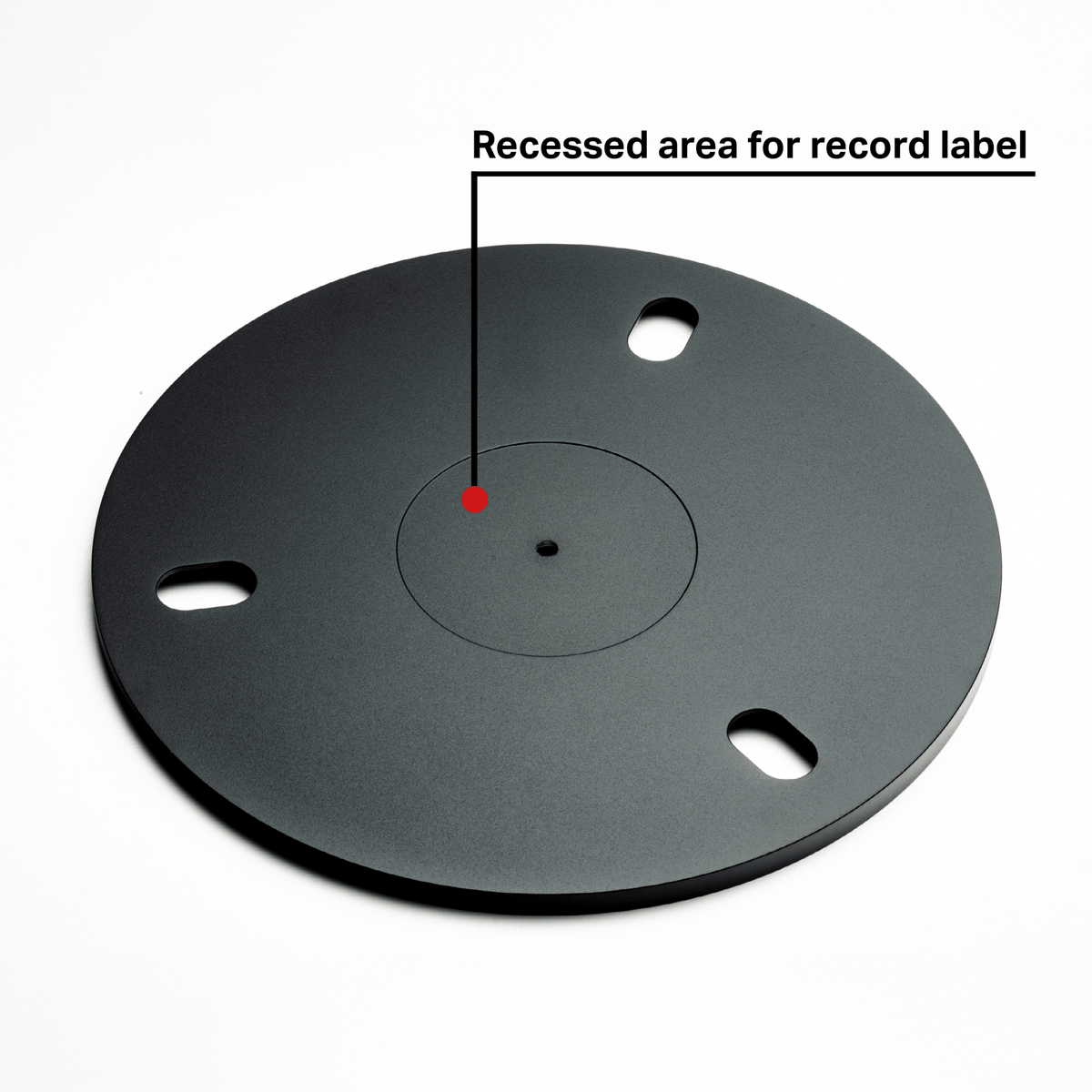 Pro-Ject E1.2 aluminium platter detail