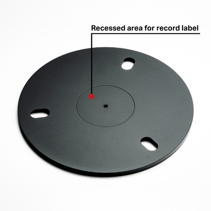 Pro-Ject E1.2 aluminium platter detail