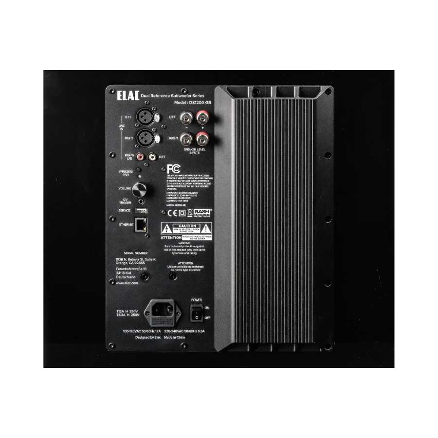 ELAC Varro DS1200-GB Dual Reference Subwoofer