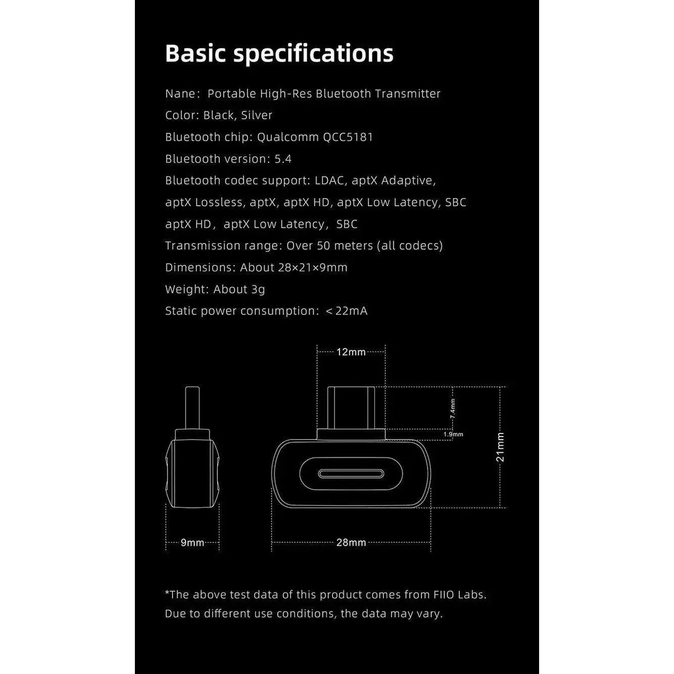 FiiO BT11 Bluetooth Adapter-🟢 PremiumHIFI audio store