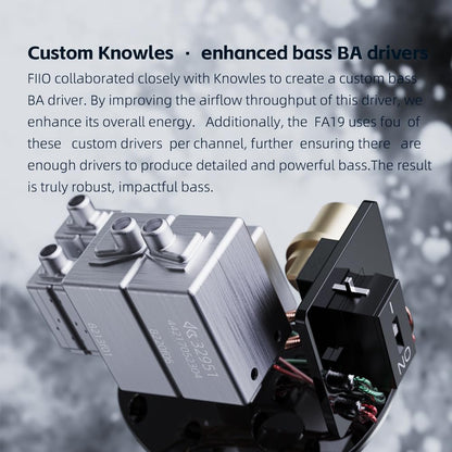 FiiO FA19 In-Ear Wired Headphones-🟢 PremiumHIFI audio store