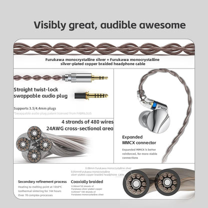 FiiO FD15 In-Ear Wired Headphones-🟢 PremiumHIFI audio store