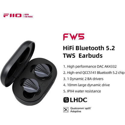 FiiO FW5 In-Ear Wireless Headphones-🟢 PremiumHIFI audio store