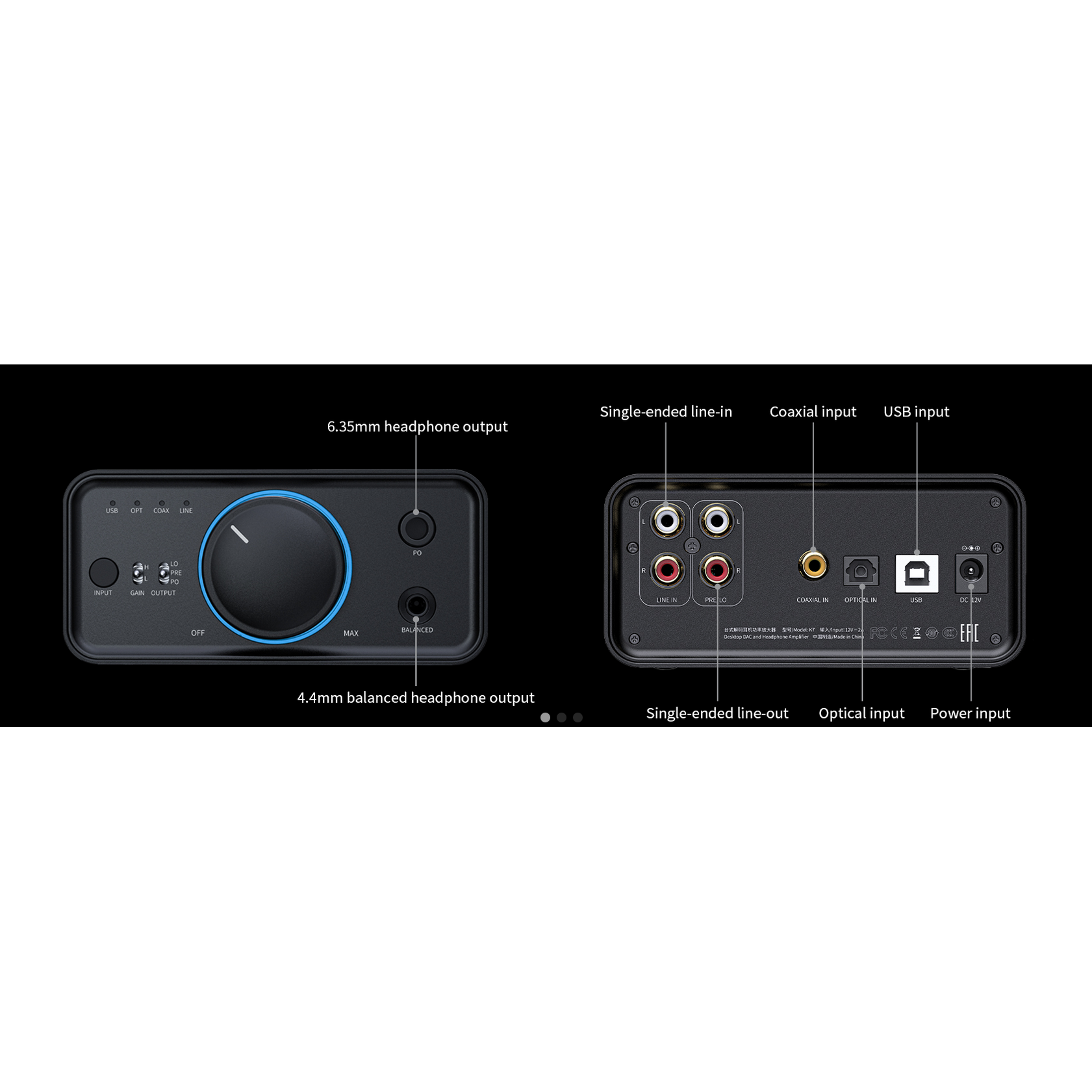 FiiO K7 Desktop Headphone Amplifier/DAC-🟢 PremiumHIFI audio store