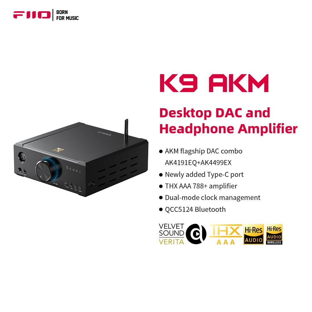 FiiO K9 AKM Headphone Amplifier/DAC-🟢 PremiumHIFI audio store