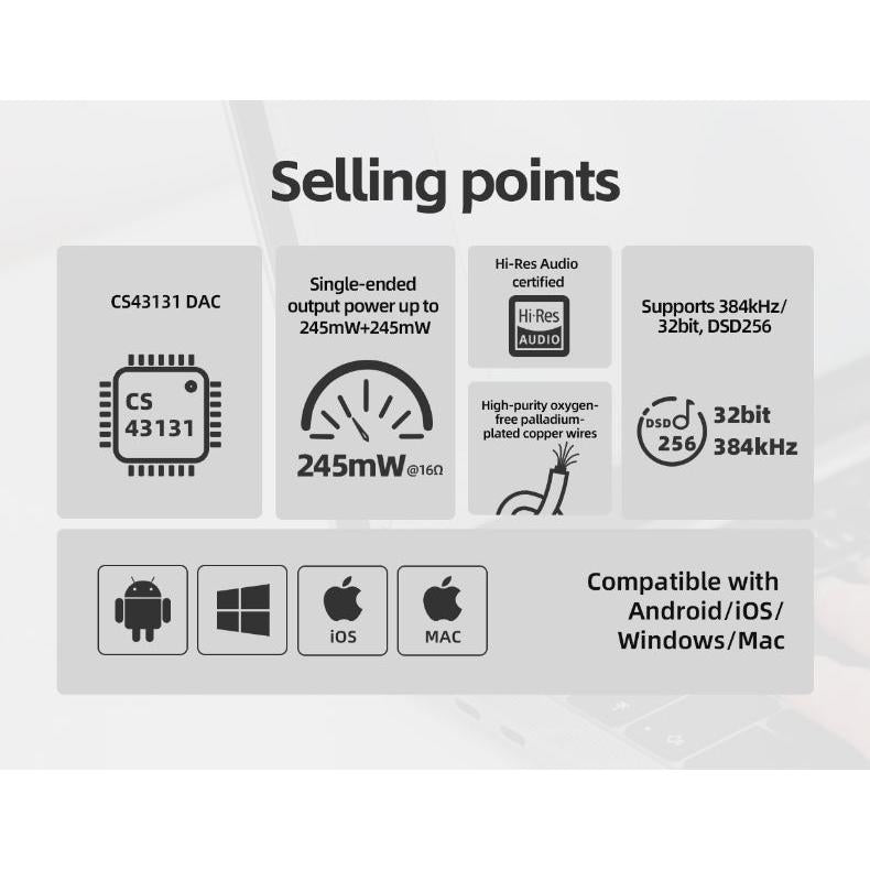 FiiO KA11 TC Portable Headphone Amplifier/DAC-🟢 PremiumHIFI audio store