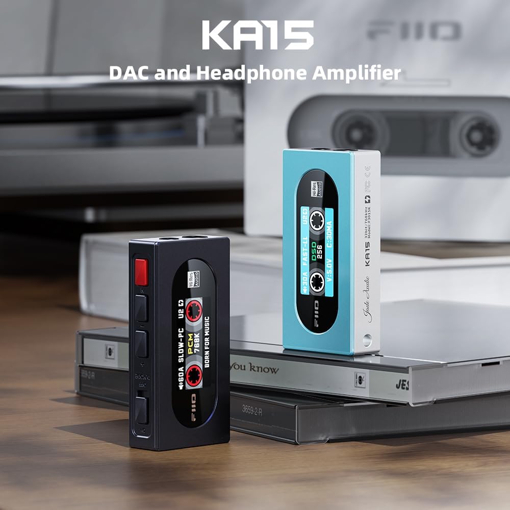 FiiO KA15 Portable Headphone Amplifier/DAC-🟢 PremiumHIFI audio store