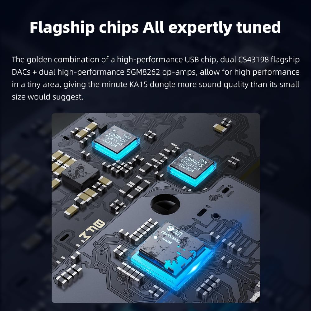 FiiO KA15 Portable Headphone Amplifier/DAC-🟢 PremiumHIFI audio store