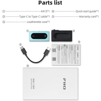 FiiO KA15 Portable Headphone Amplifier/DAC-🟢 PremiumHIFI audio store