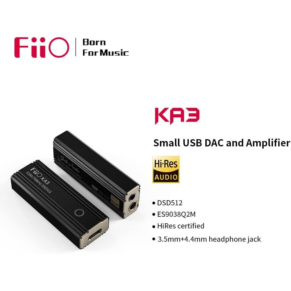 FiiO KA3 Portable Headphone Amplifier/DAC-🟢 PremiumHIFI audio store