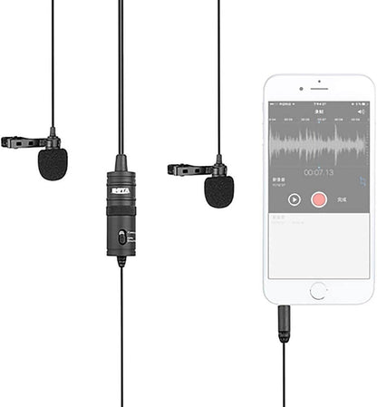 BOYA BY-M1DM Dual lavalier microphone rent