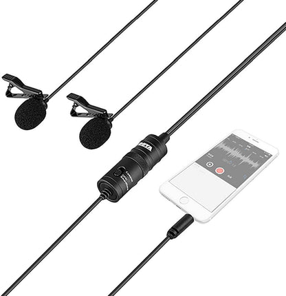 BOYA BY-M1DM Dual lavalier microphone rent