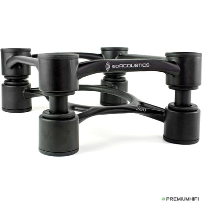 IsoAcoustics Aperta200 Black Speaker Isolation Stand-🟢 PremiumHIFI audio store